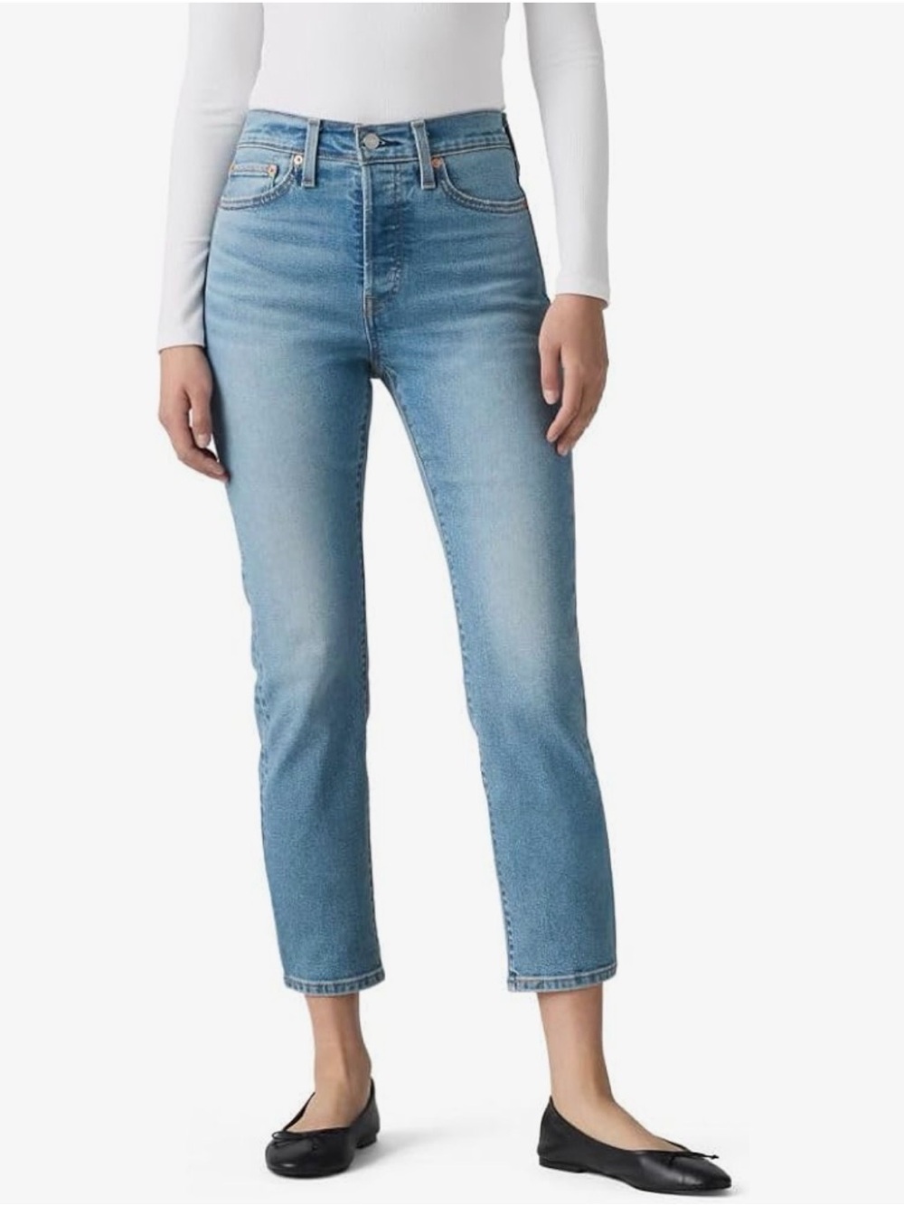Levi’s Wedgie straight button fly
